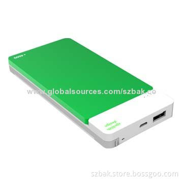 HBAK UP-100AI Li-ion Polymer Cell Power Bank, Sized 127*65*15.5mm, 10,000mAh Capacity